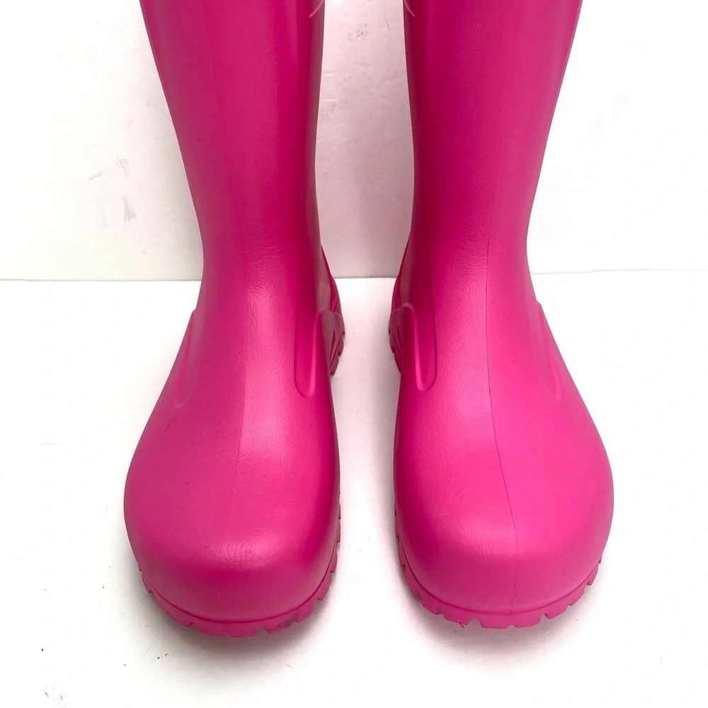 BIRKENSTOCK Derry Kids EVA Rain Boot in Neon Pink Size 3